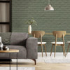 Fine Decor Painted Brick Wallpaper - FD43603 - Sage