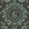Purnon Wallpaper - BP6205 - Off-Black / Arsenic