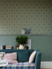Barace Wallpaper - BP6603 - Green Smoke / Lichen / Bone