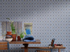 Barace Wallpaper - BP6604 - Mole's Breath / Parma Grey / School House White
