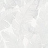 Galerie Palm Leaf Wallpaper - 31623 - White / Grey