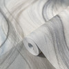 Galerie Graphic Wave Wallpaper - 32445 - Greige / Blue