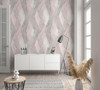 Galerie Graphic Geometic Wallpaper - 32449 - Rose / Greige