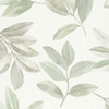 Galerie Twig Leaf Wallpaper - 34708 - White / Green