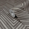 Galerie Herringbone Wood Effect Wallpaper - 33380 - Grey / Charcoal