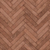 Galerie Herringbone Tile Effect Wallpaper - 45763 - Red Orange Brown