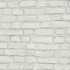Galerie Stone Symphony Brick Effect Wallpaper - BB51101 - Grey / White