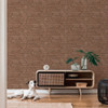Galerie Sandstone Splendour Brick Effect Wallpaper - BB51107 - Red Orange Brown