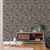 Galerie Rocky Retreat Brick Effect Wallpaper - BB51117 - Burnt Chocolate / Mocha Brown