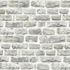 Galerie Rustic Brick Effect Wallpaper - BB51122 - Cream / Mocha Brown