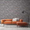 Galerie Rustic Natural Stone Wall Effect Wallpaper - BB51132 - Soft Grey / Pink