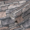 Galerie Rustic Natural Stone Wall Effect Wallpaper - BB51132 - Soft Grey / Pink