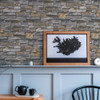 Galerie Rustic Natural Stone Wall Effect Wallpaper - BB51134 - Grey / Bronze