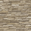 Galerie Slate Stone Wall Brick Effect Wallpaper - BB51147 - Beige / Pale Brown