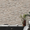 Galerie Realistic Modern Slate Brick Effect Wallpaper - BB51151 - Beige / Brown / Cream