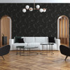 Galerie Marble Effect Wallpaper - BB51157 - Grey / Metallic / Black