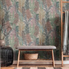 Galerie Fern Leaves Wallpaper - FL61116 - Beige / Blue