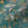 Galerie Mix Leaves Wallpaper - FL61123 - Blue / Yellow