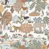 Little Greene Animal Kingdom Wallpaper - 0231ANPEAZZ - Pea