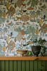 Little Greene Animal Kingdom Wallpaper - 0231ANPEAZZ - Pea