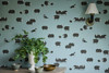 Little Greene Nip & Lassie Wallpaper - 0231NICELES - Celestial Blue