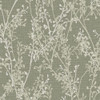 Graham & Brown Breeze Sprig Wallpaper - 128039 - Green