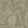 Galerie Paisley Wallpaper - DWP0355-02 - Silver Grey / Beige