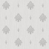 Galerie Italian Motif Wallpaper - G68666 - Silver Grey