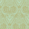 Galerie Lace  Wallpaper - AM22002-4 - Green / Rose Gold
