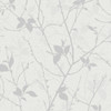 Graham & Brown Belle Wallpaper - 122433 - White / Silver