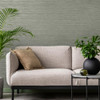 Graham & Brown Chunky Weave Wallpaper - 122435 - Sage