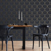 Graham & Brown Refine Geo Wallpaper - 128000 - Navy