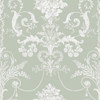 Laura Ashley Josette Wallpaper - 130114 - Sage Green