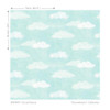 Villa Nova Cloud Dance Wallpaper - W648/01 - Powder Blue