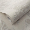 Erismann Largo Leaf Wallpaper - 10459-02 - Beige Metallic
