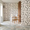 Casamance Cana Wallpaper - 76830814 - Anthracite