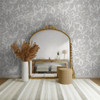 Graham & Brown Linden Leaf Trail Wallpaper - 140046 - Mocha