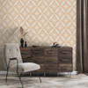 Fine Decor Denver Geometric Wallpaper - FD43748 - Stone