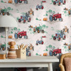 Cath Kidston Tractor Wallpaper - 131426 - Multi