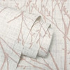 Crown Wallcoverings Lynford Trees Wallpaper - M1874 - Blush