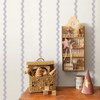 Holden Decor Do The Wiggle Stripe Wallpaper - 13981 - Lilac