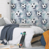 Holden Decor Football Frenzy Wallpaper - 14093 - Navy / Teal