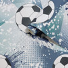 Holden Decor Football Frenzy Wallpaper - 14093 - Navy / Teal