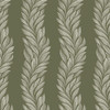 Laura Ashley Coulderton Leaves Wallpaper - 140321 - Olive Green