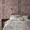 Laura Ashley Blairmore Floral Wallpaper - 140325 - Grape