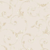 Galerie -  Scroll Wallpaper - CI38238 - Stone / Metallic