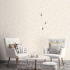 Galerie -  Scroll Wallpaper - CI38238 - Stone / Metallic