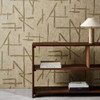 Harlequin - Dolmens Wallpaper - 113330 - Sandstone / Gold