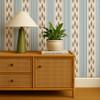 Sanderson - Musafir Wallpaper - 217444 - Udaipur Blue / Cinnamon