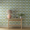 Morris & Co - Woodbell & Anenome Wallpaper - 217572 - Woad / Nettle